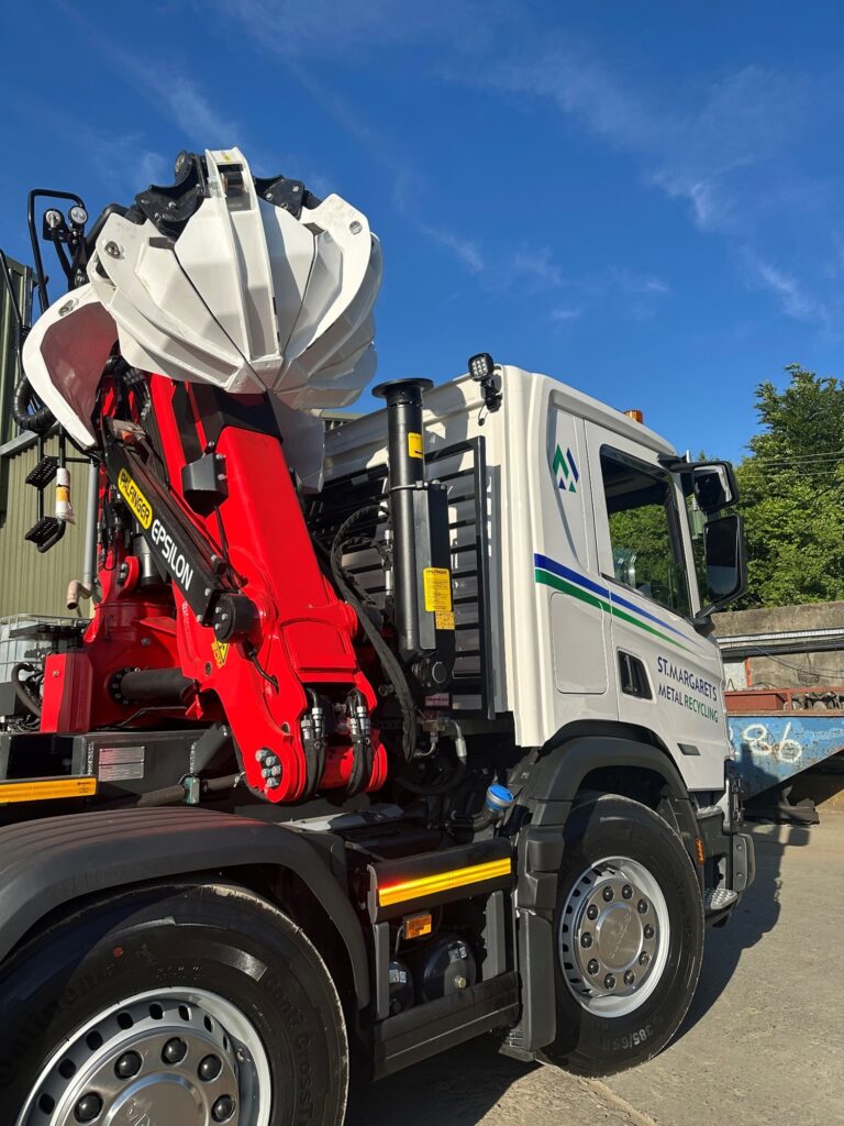 Scania P Series Grab - St Margarets Recycling and Transfer Centre